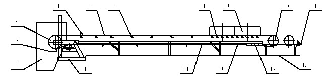 帶式輸送機結(jié)構(gòu)圖